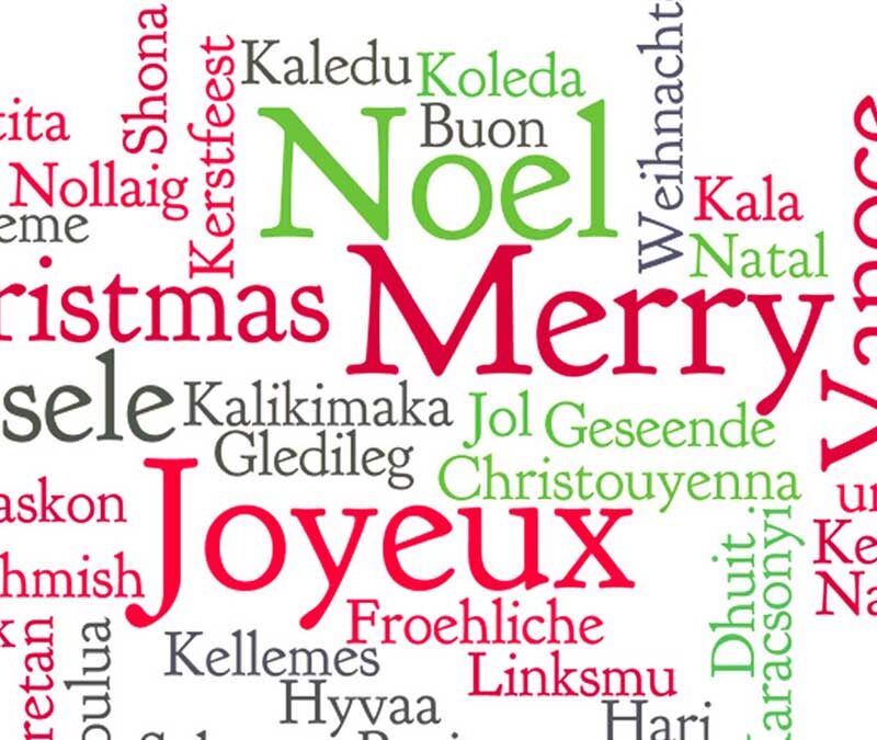 Feliz Navidad en diferentes idiomas
