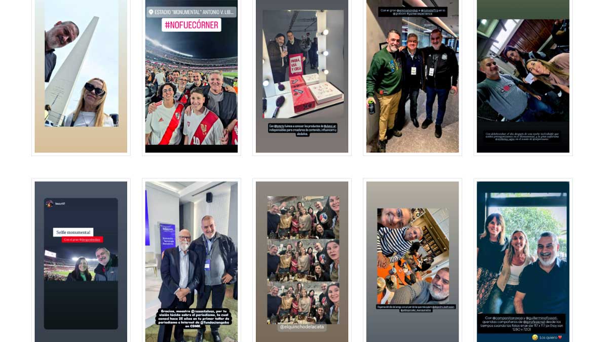 Un álbum de 96 «selfies» para celebrar las relaciones de 2025