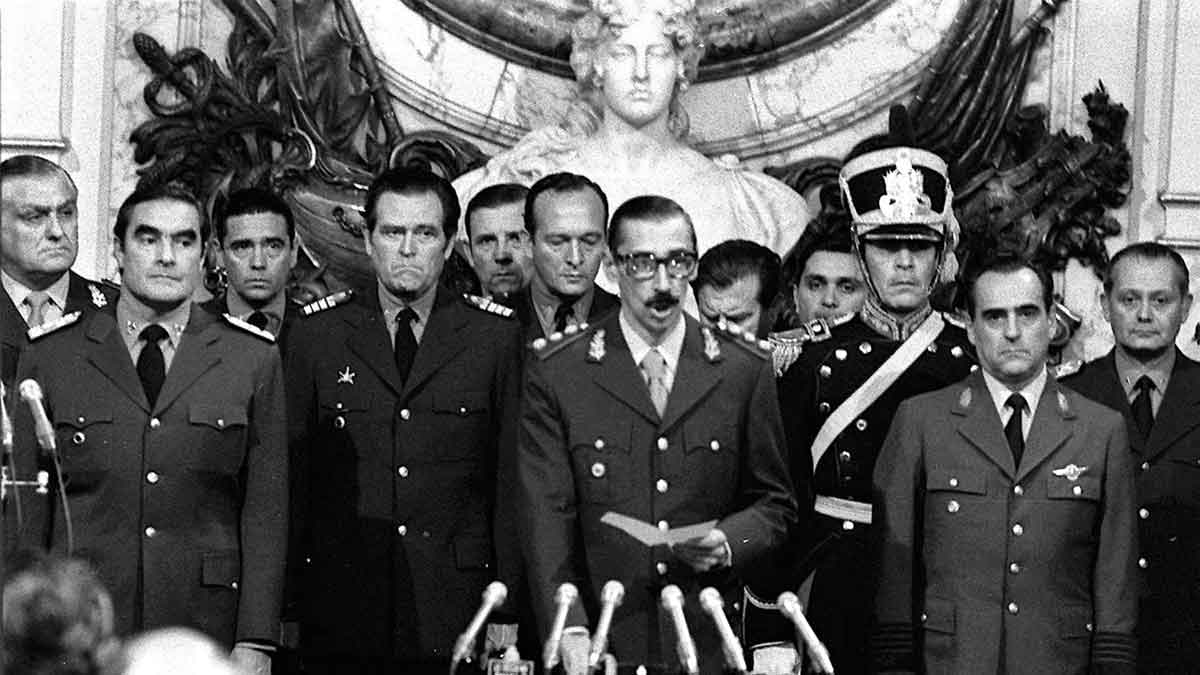 Dictadura inicio jura Jorge Rafael Videla 24 marzo 1976