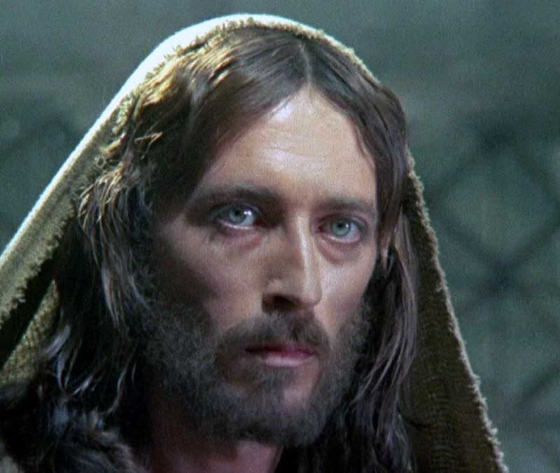 Robert Powell en la miniserie televisiva de 1977 Jesús de Nazaret