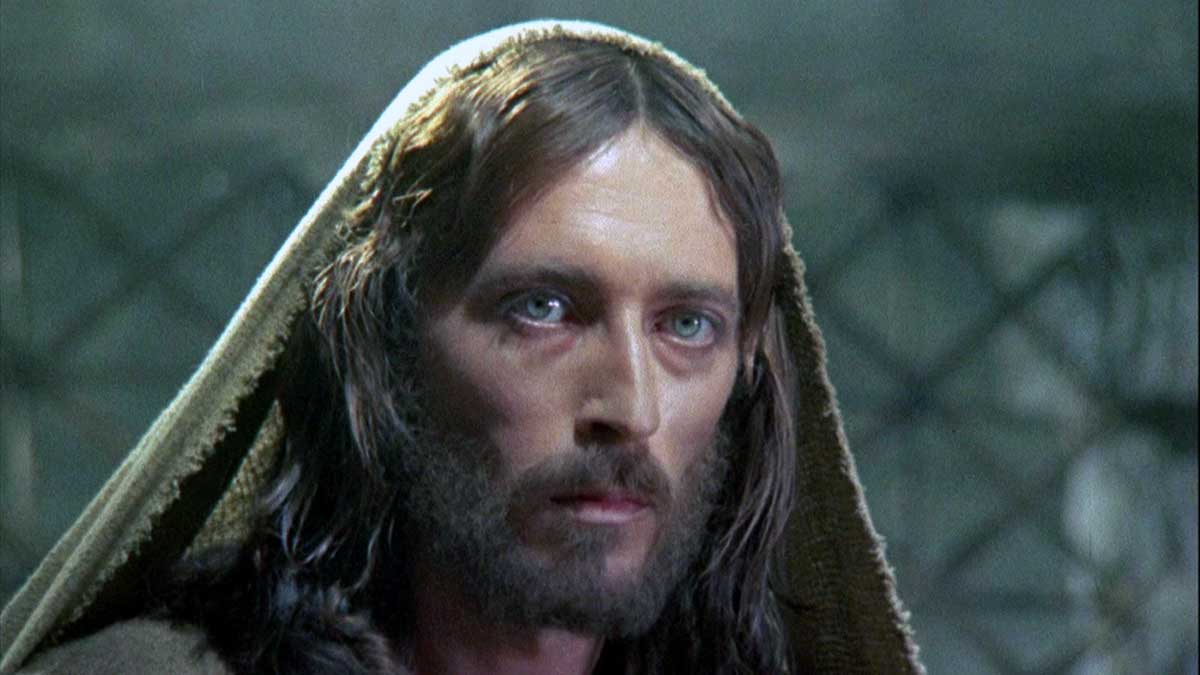 Robert Powell en la miniserie televisiva de 1977 Jesús de Nazaret