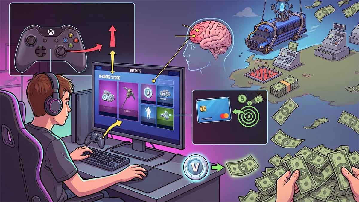 Videojuegos: Cómo Fortnite explota sesgos para que gastes más