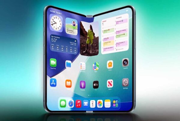 Supuesto iPhone plegable