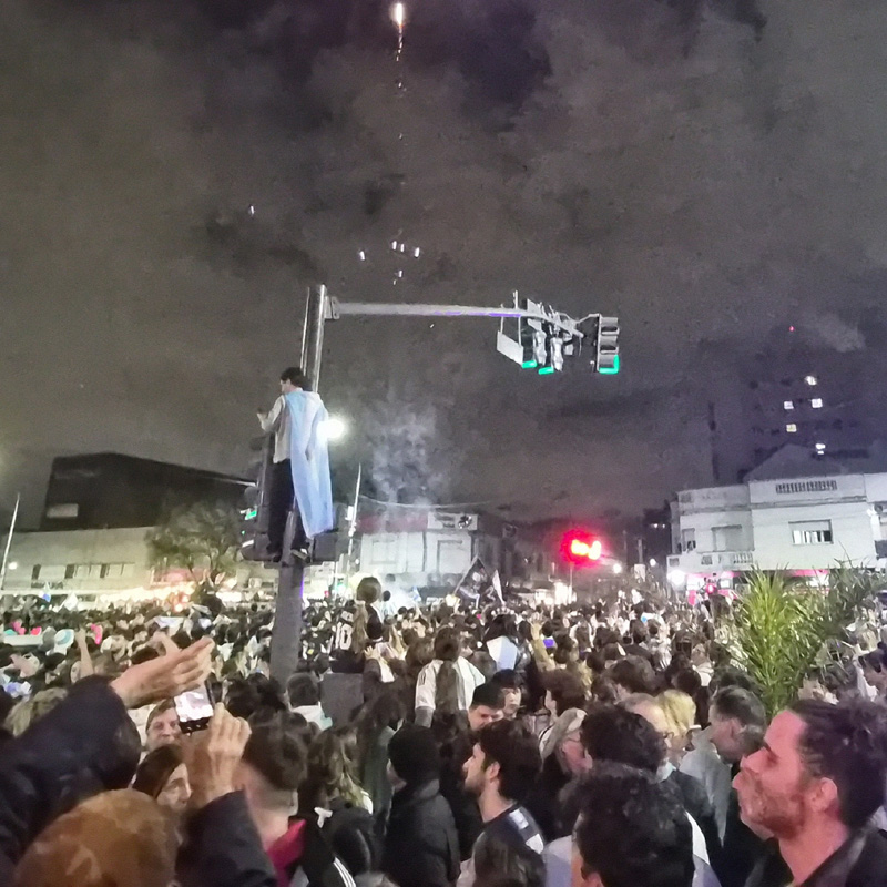 Argentina Inglaterra celebración en Olivos Mundial 2026