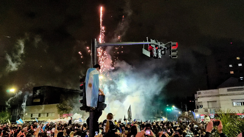 Argentina Inglaterra celebración en Olivos Mundial 2026