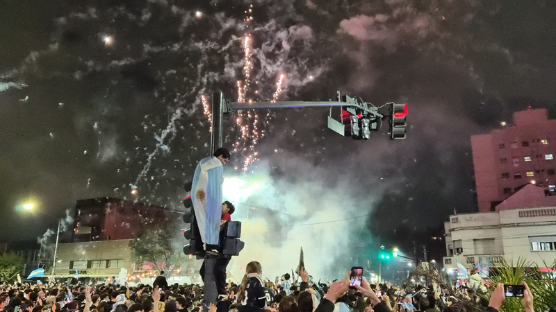 Argentina Inglaterra celebración en Olivos Mundial 2026
