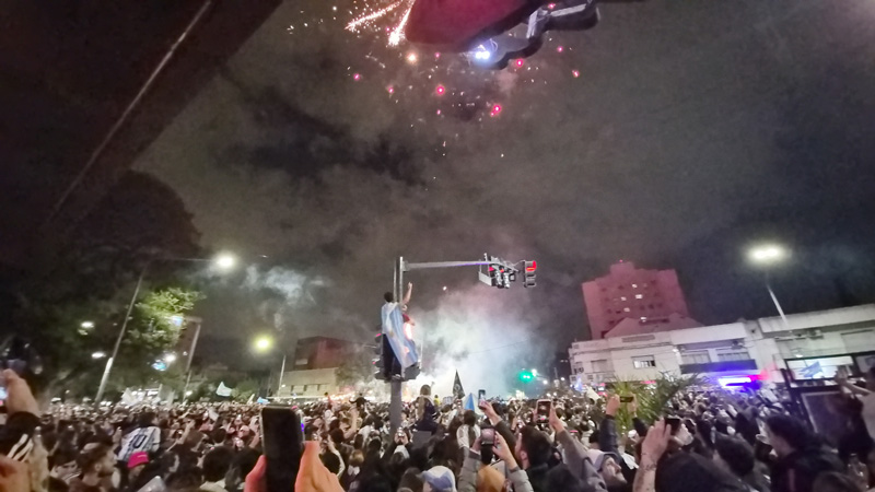 Argentina Inglaterra celebración en Olivos Mundial 2026