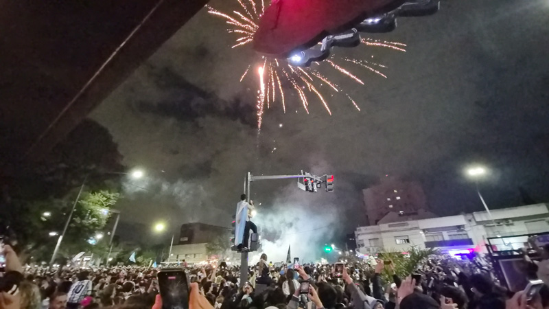 Argentina Inglaterra celebración en Olivos Mundial 2026