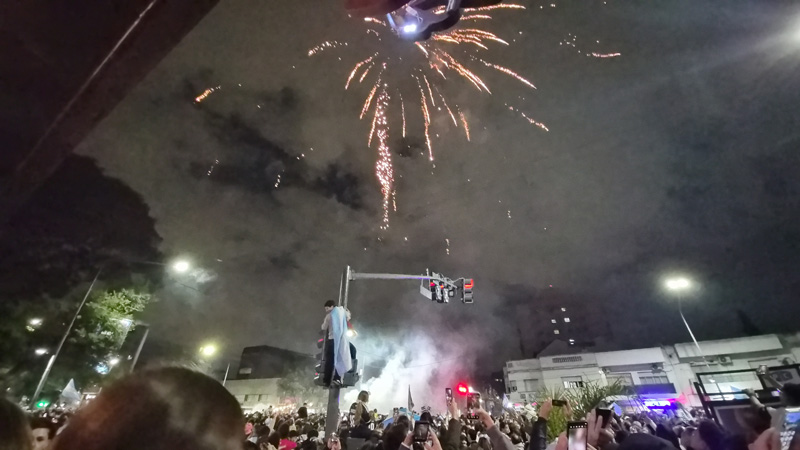 Argentina Inglaterra celebración en Olivos Mundial 2026