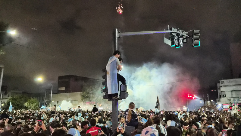 Argentina Inglaterra celebración en Olivos Mundial 2026