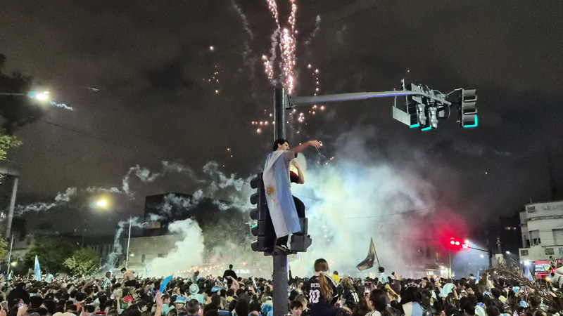 Argentina Inglaterra celebración en Olivos Mundial 2026