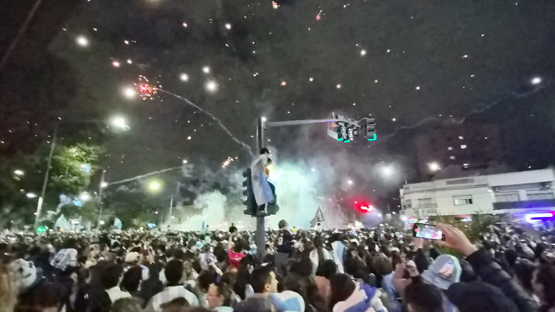 Argentina Inglaterra celebración en Olivos Mundial 2026