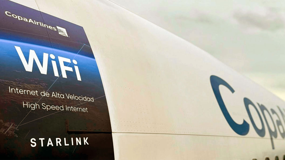 Starlink a bordo: Copa Airlines lidera la conexión satelital en América latina