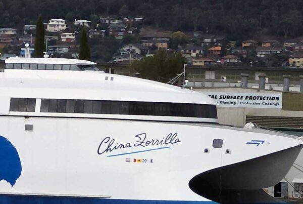 Ferry China Zorrilla de Buquebus en Tasmania