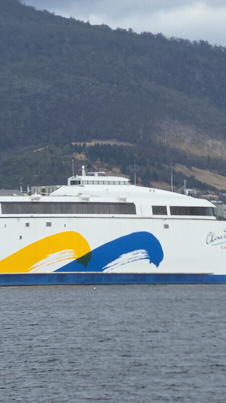 Ferry China Zorrilla de Buquebus en Tasmania