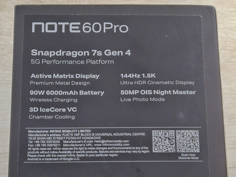 Infinix Note 60 Pro