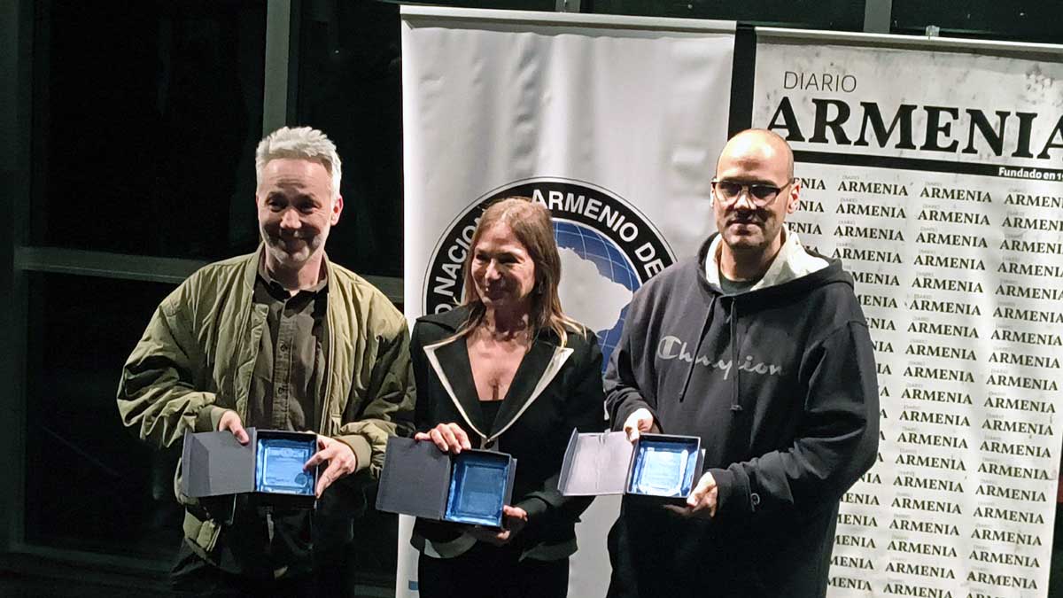 La comunidad armenia distinguió a tres periodistas argentinos