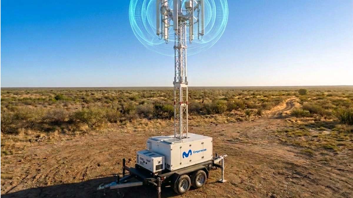 Movistar despliega una red 4G portátil para petróleo, gas y minería